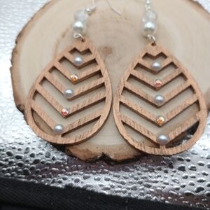 Wood earrings